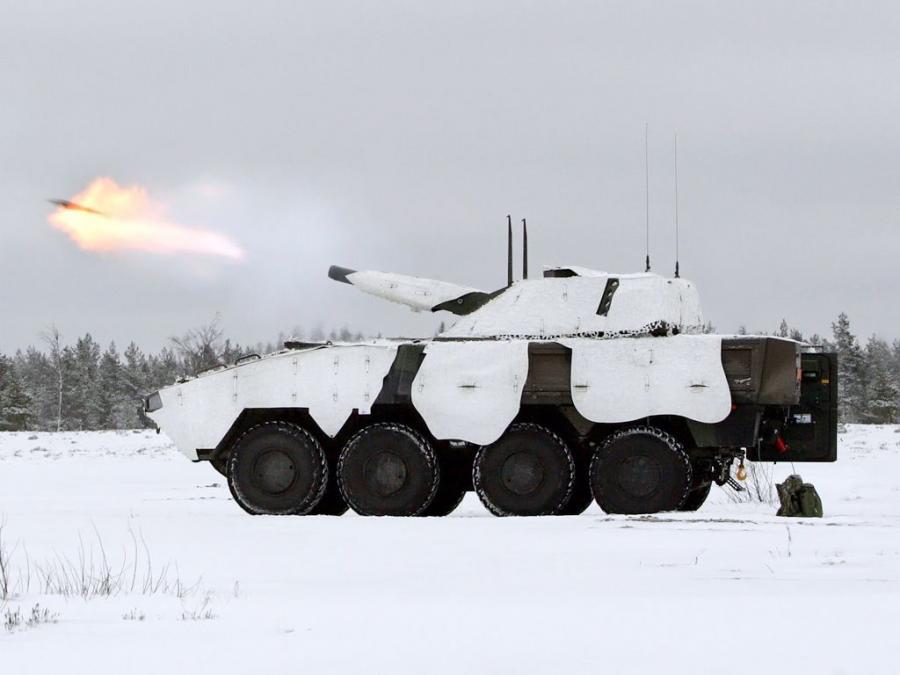  Patria AMV 8x8 with AMOS 2004 года  (фото 3 из 6)
